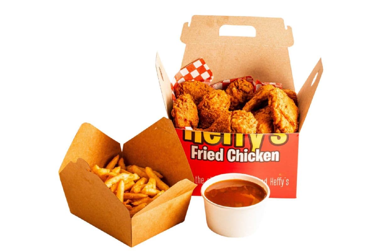 12 pc Mixed Chicken (Half Bone-In Chicken / Half Tenders) with Regular Gravy + 1 Large Side