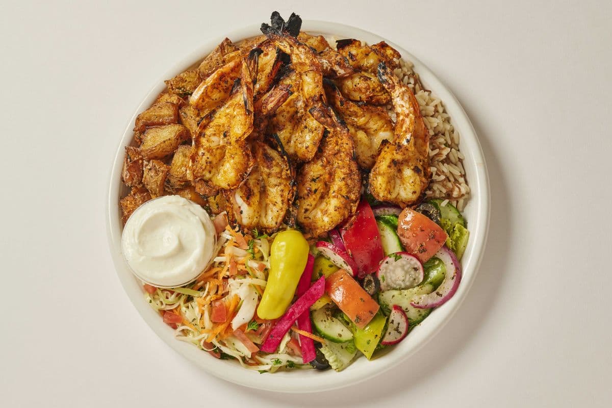 Assiette de crevettes grillés / Grilled Shrimps
