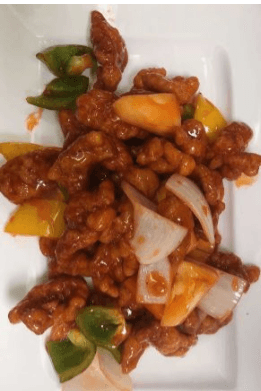 D07. Sweet and Sour Chicken or Tofu