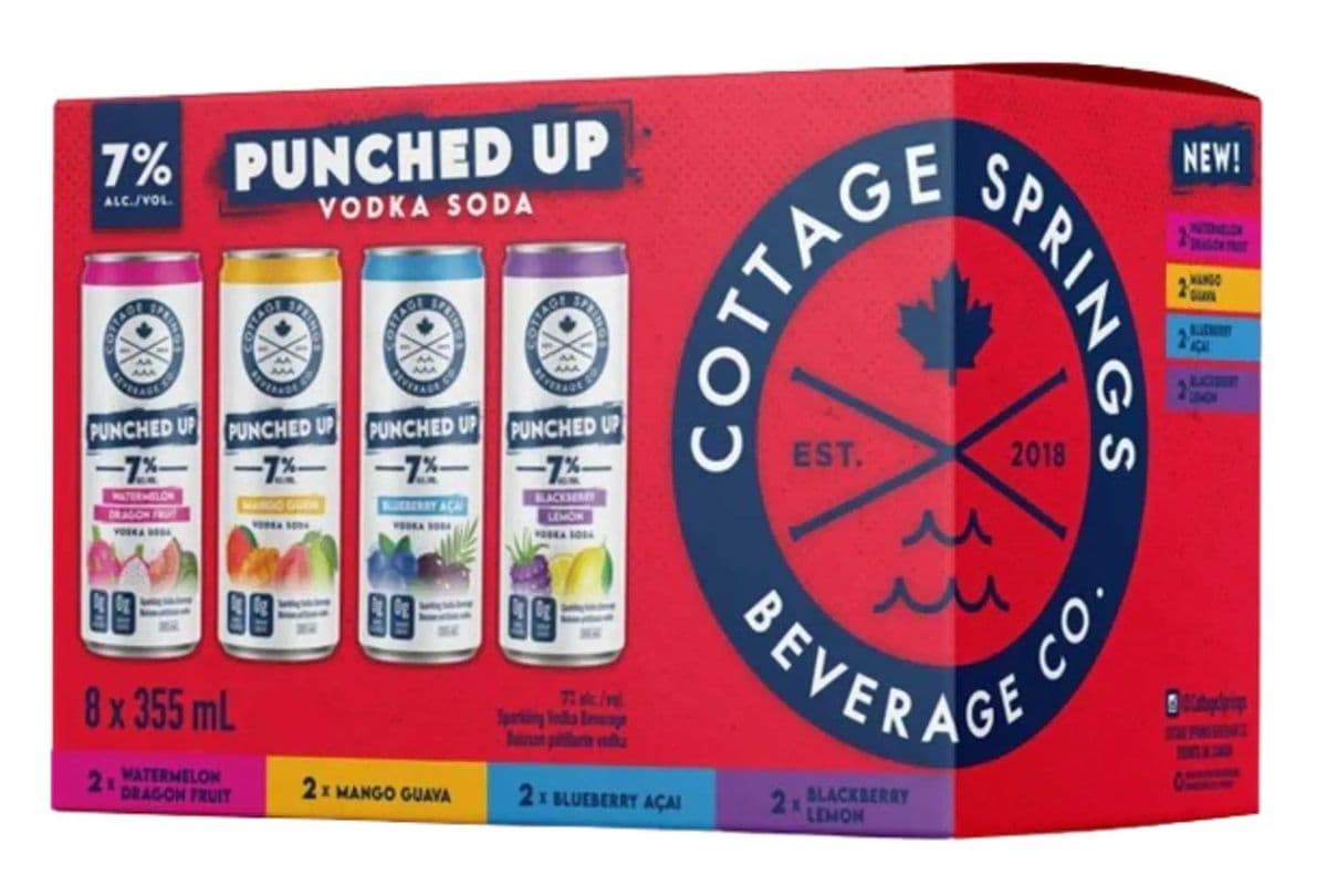 Cottage Springs Punched Up Mixed Pack (8 x 355ml can)