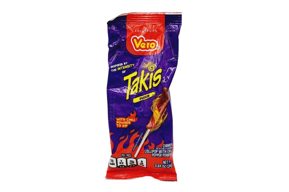 Vero Takis Chamoy & Chili Pepper Lollipop