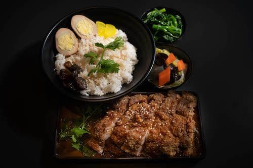 (Bento)泰式椒麻雞便當(辣🌶) / (Bento) Thai-Style Sesame Boneless Chicken Steak Bento(spicy🌶)