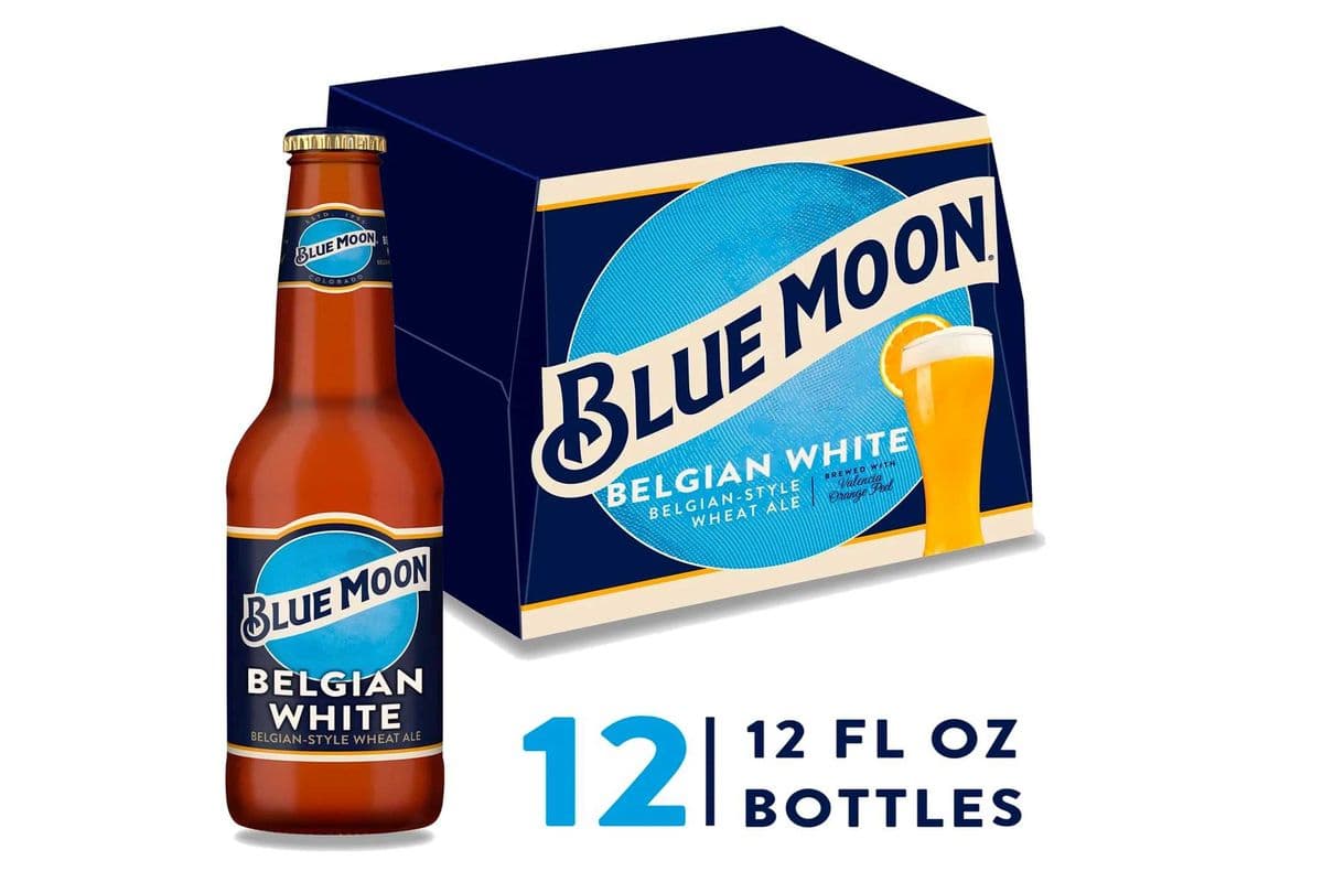 BLUE MOON BELGIAN WHITE 12 BOTTLES (12 x 341 ML)