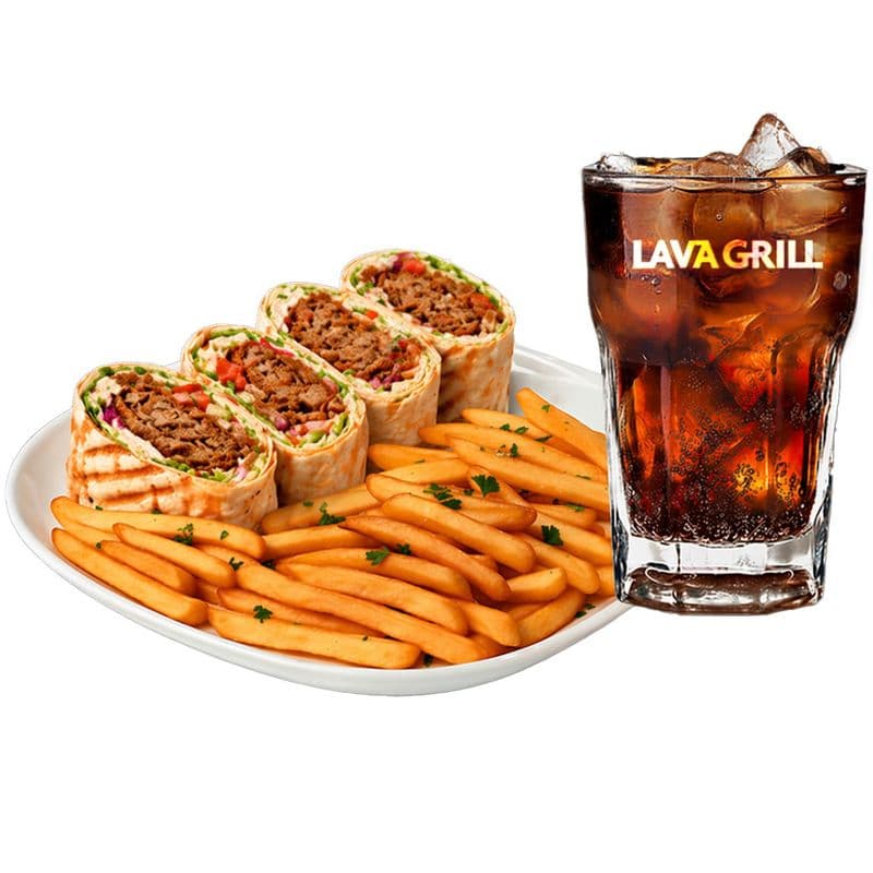 Beef Donair Wrap Combo
