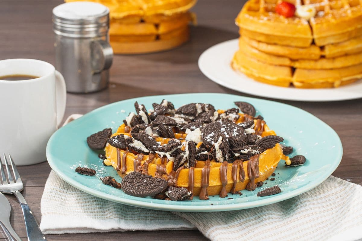 Oreo Bacon Waffle