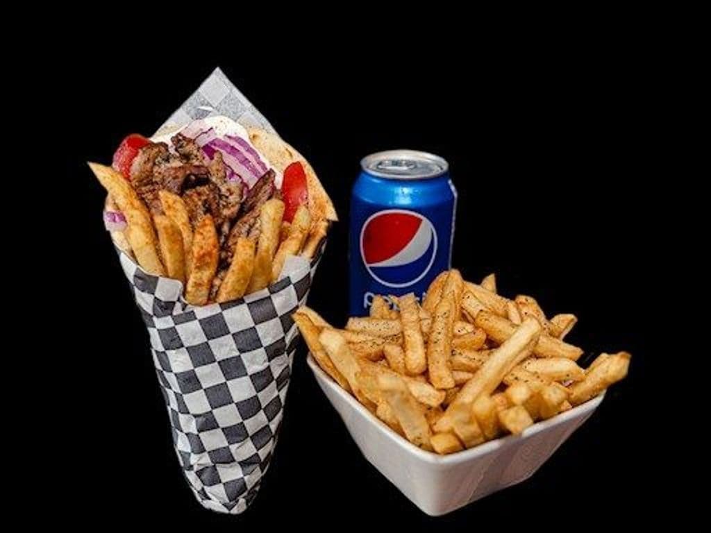 Pork Gyro Pita Combo