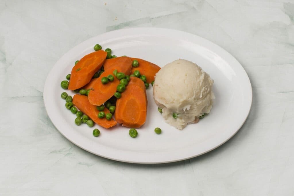 Vegetables and Mashed Potato