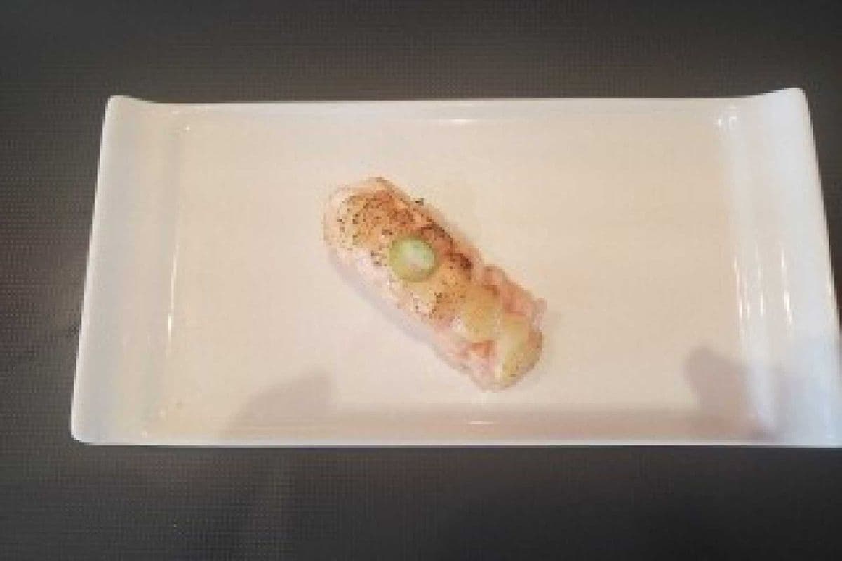 Aburi Salmon Nigiri Sushi