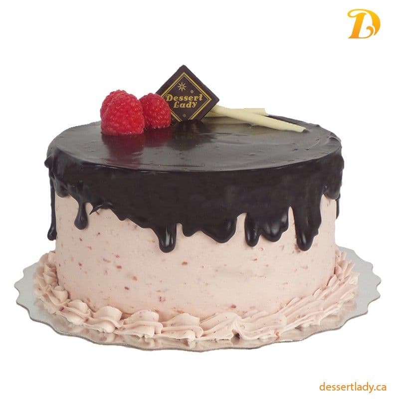 Double Chocolate Cake with Raspberry Buttercream