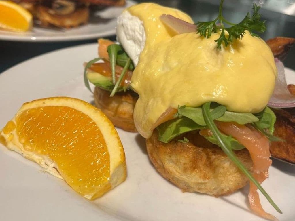 Salmon Avocado Benedict
