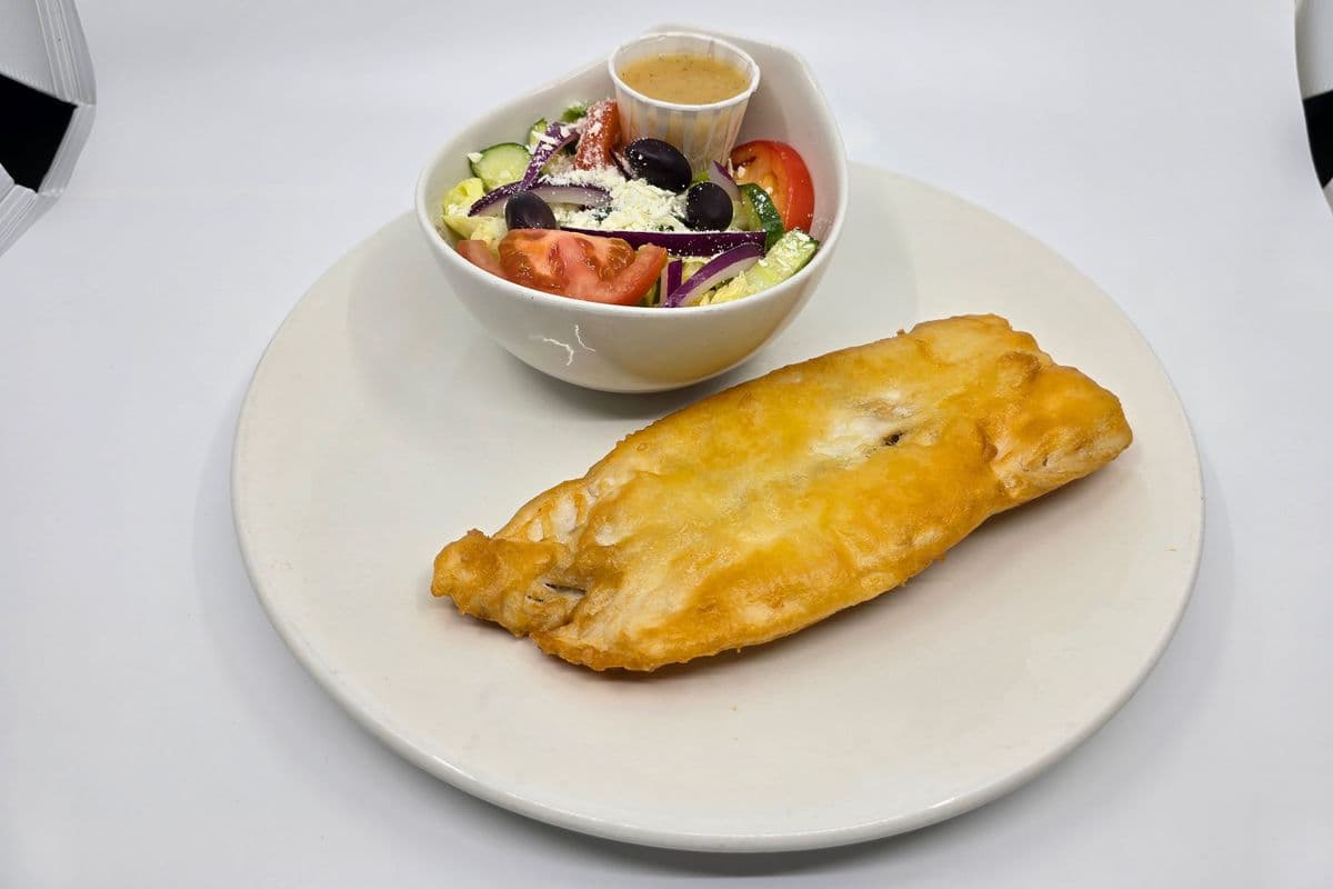Hake & Greek Salad