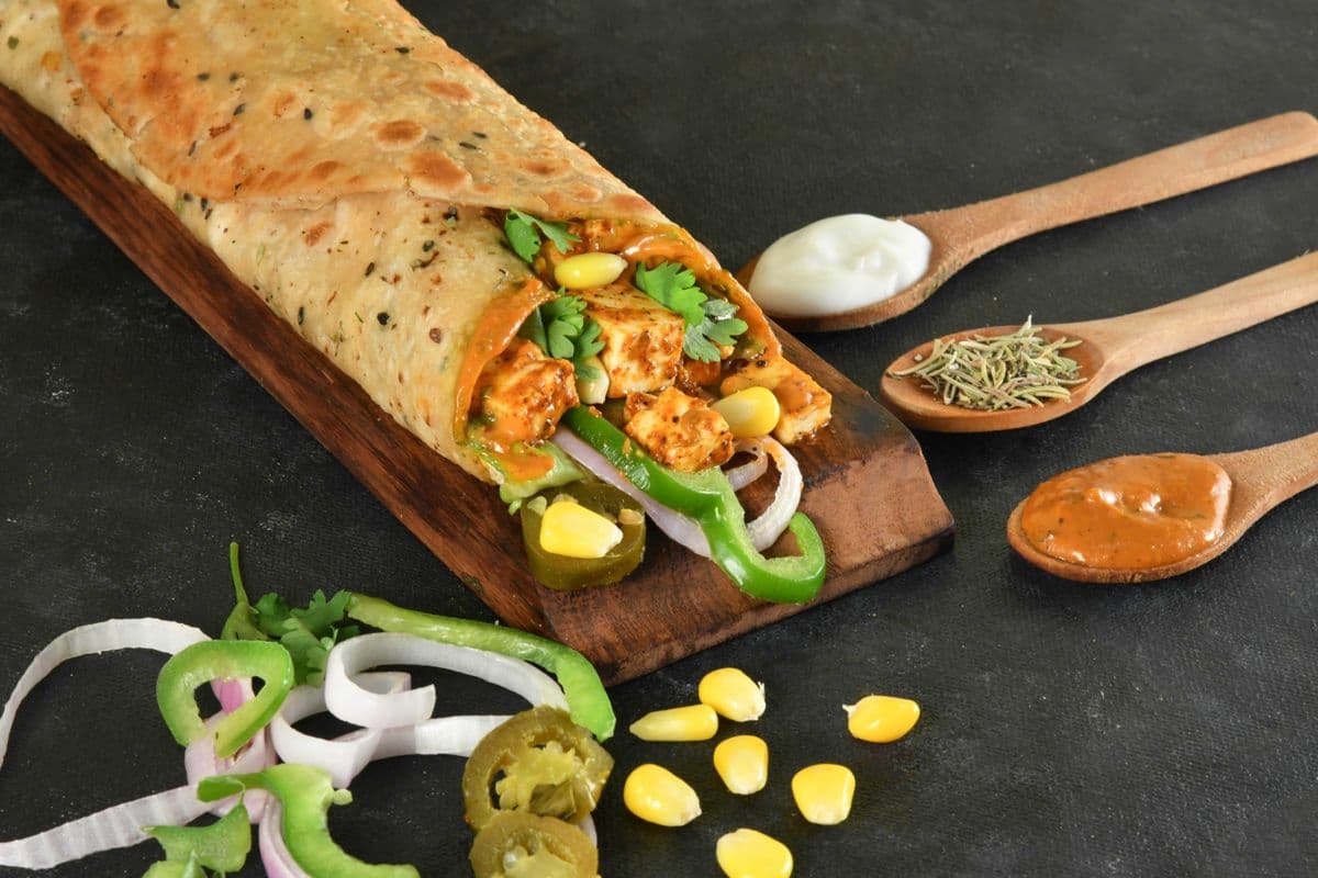 Desi Paneer Wrap