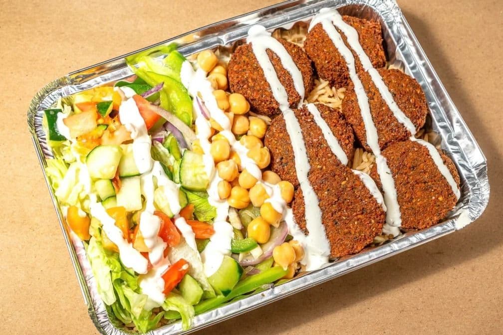 Vegan Falafel Over Rice
