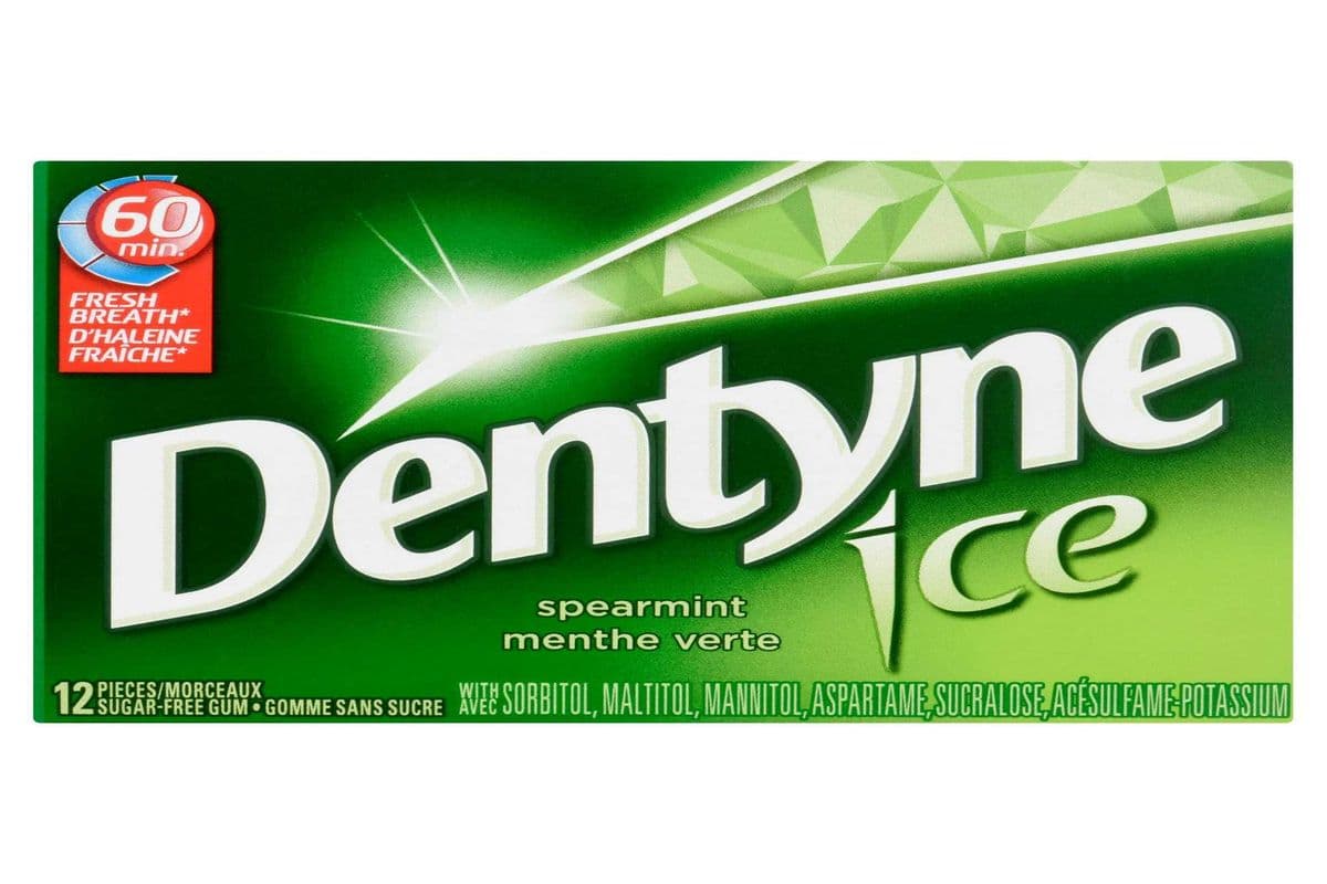 Dentyne Ice (12 pieces) Spearmint