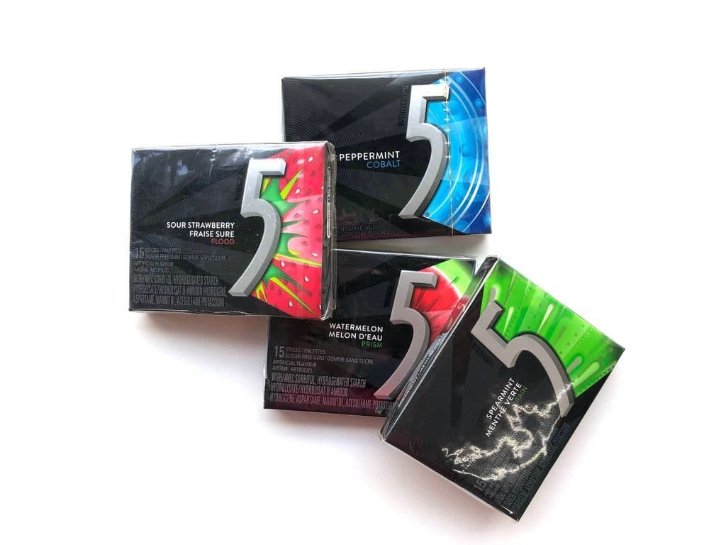 5 Gum (15 sticks)