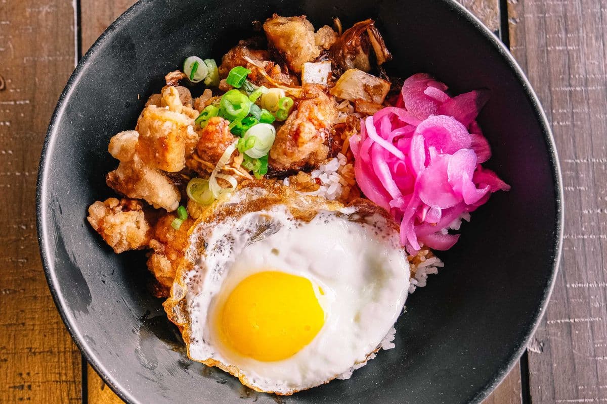 Umami Crispy Chicken Rice Bowl