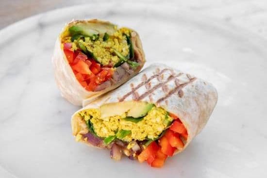 Tofu Scrambled Vegan Wrap