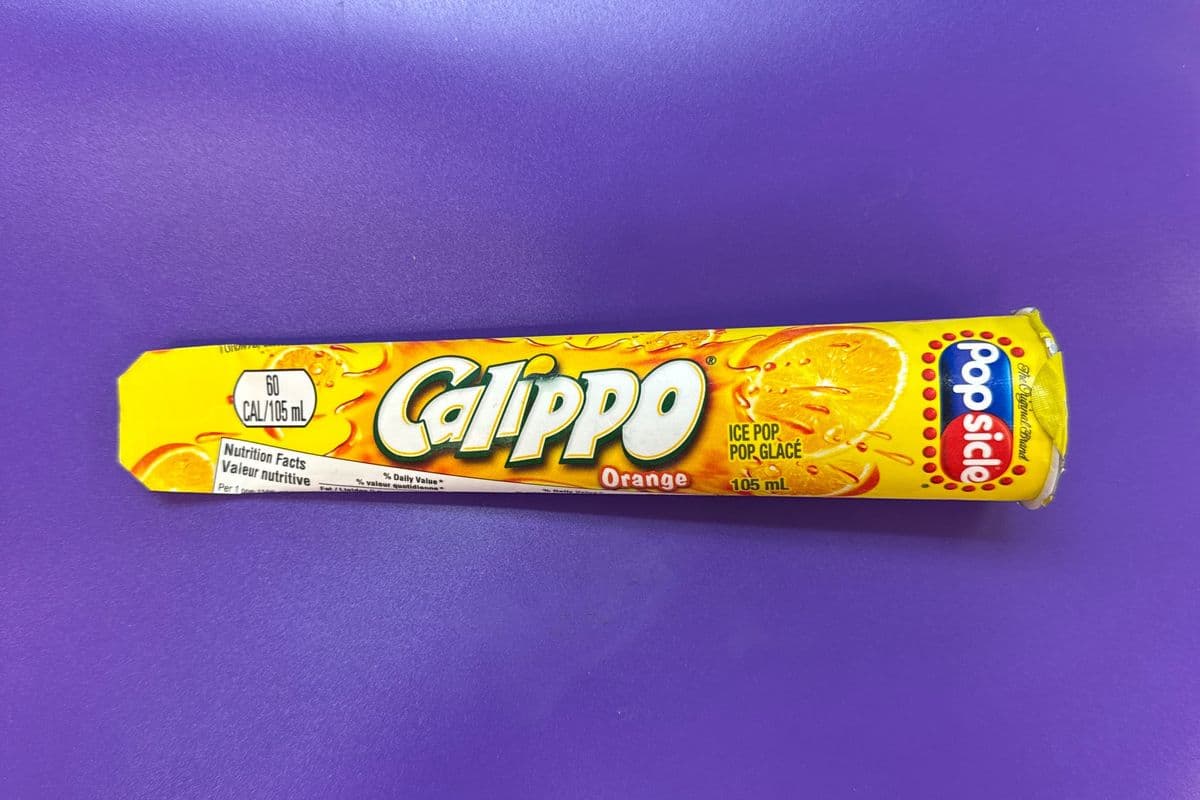 Calippo Orange Ice Pop