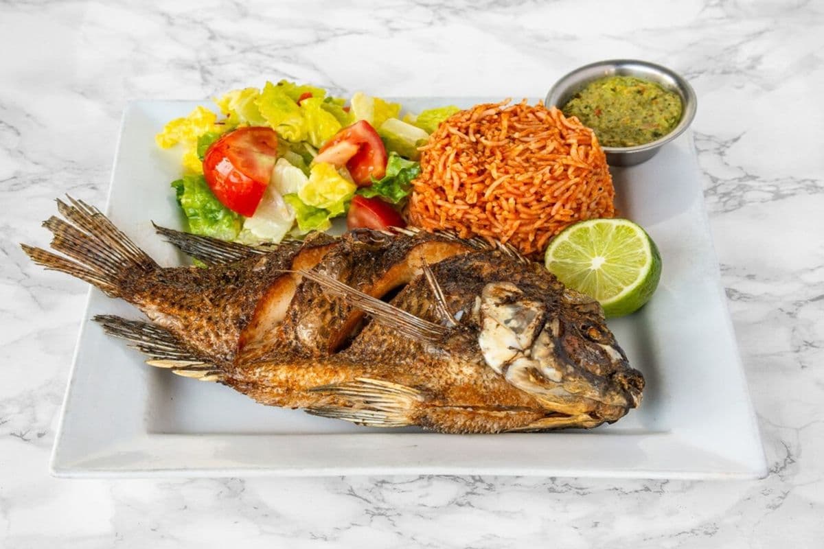 Fried Fish (With Rice or Fries)