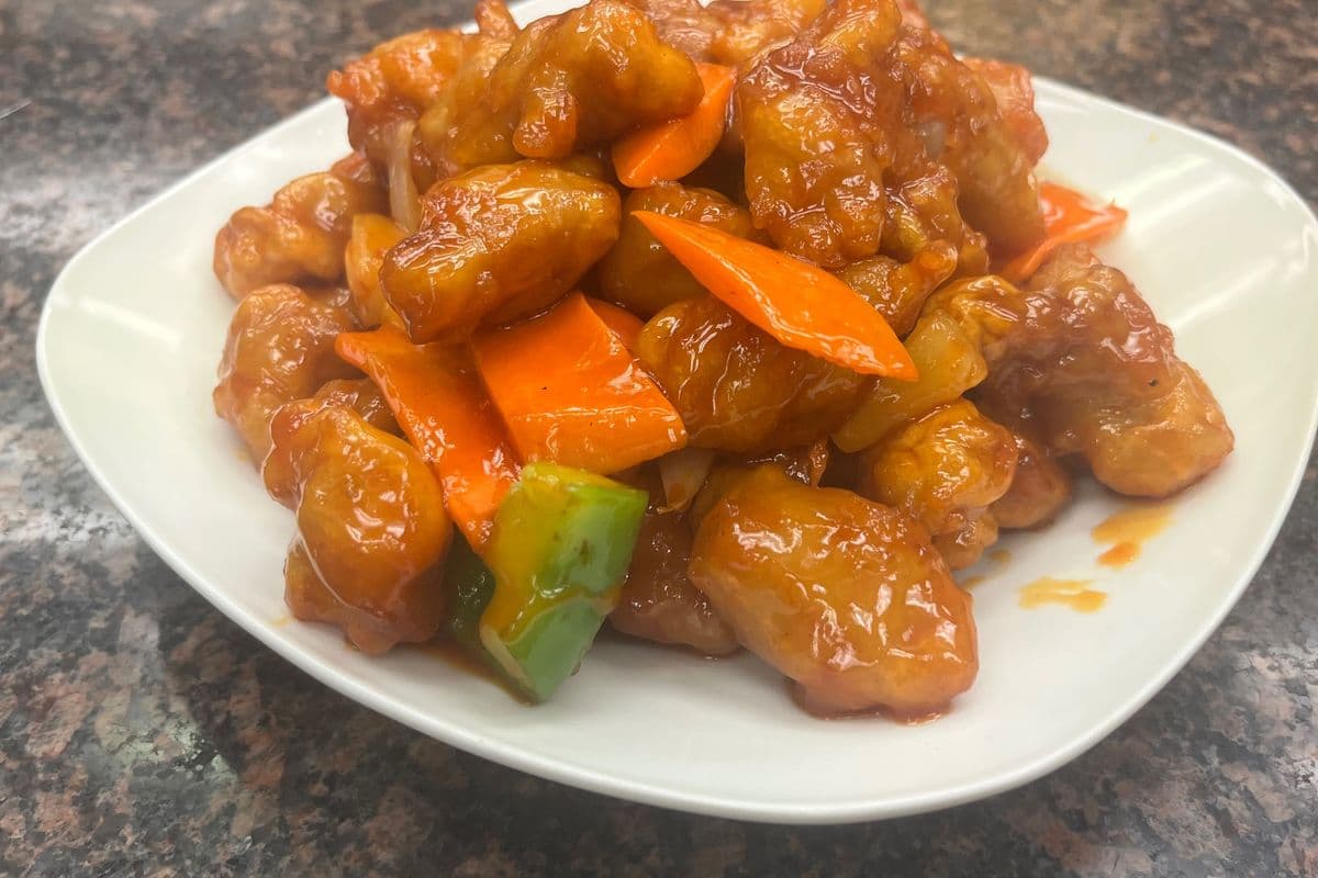 36. Pineapple Sweet and Sour Pork
