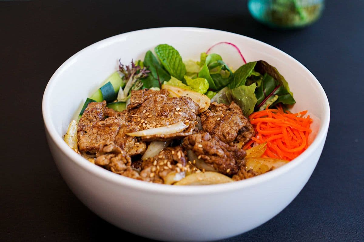 Lemongrass Beef Noodle Bowl