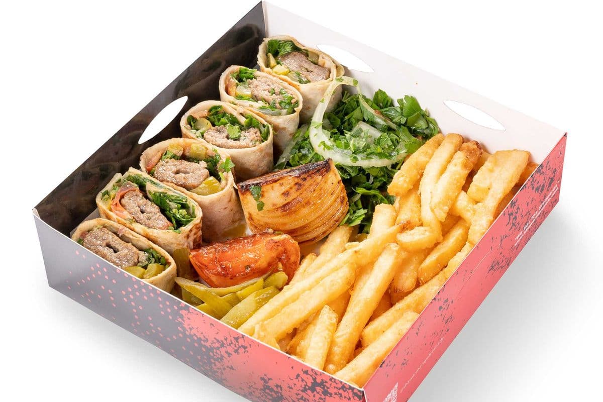 Kabab Wrap meal