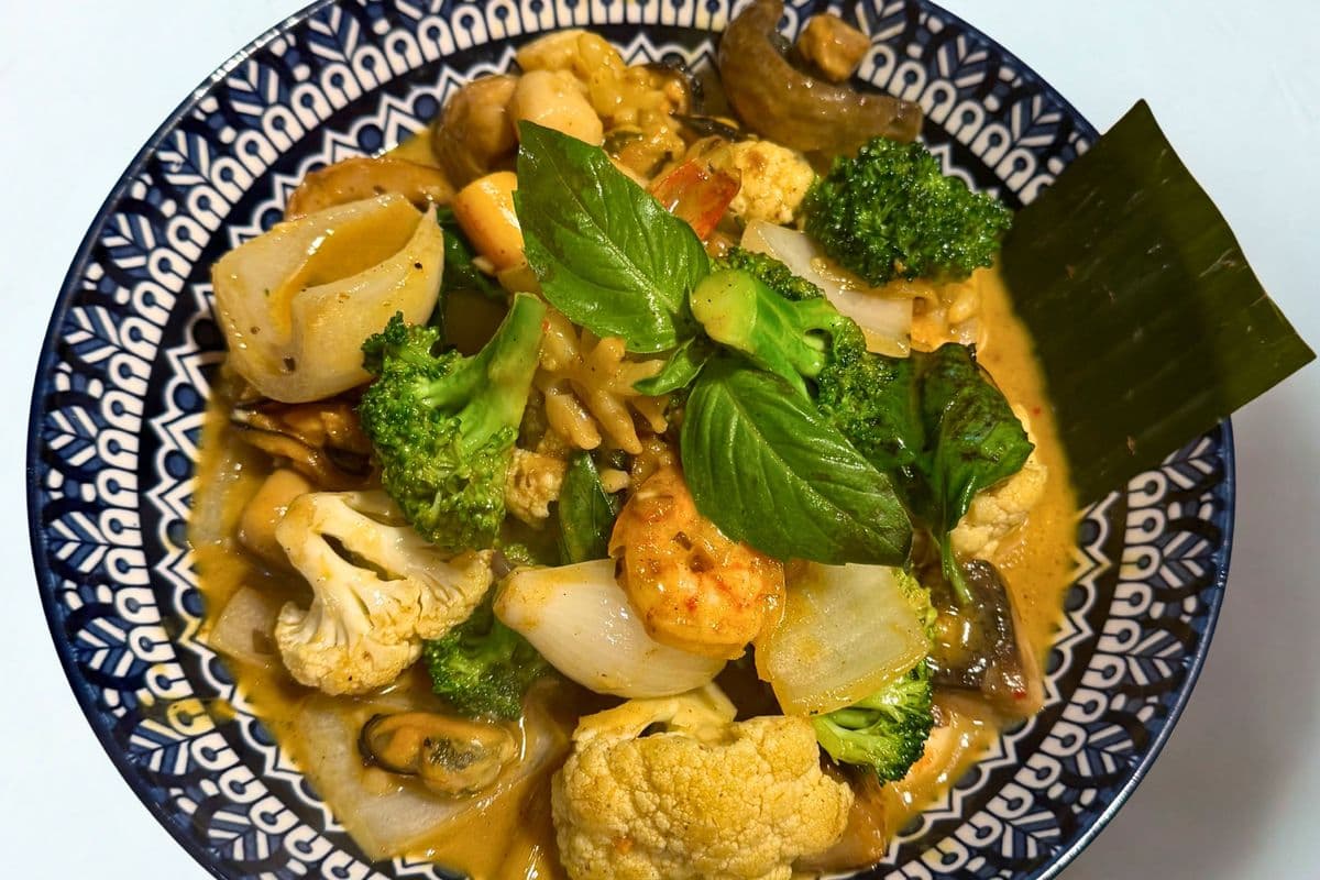 Curry Seafood Stir-Fry