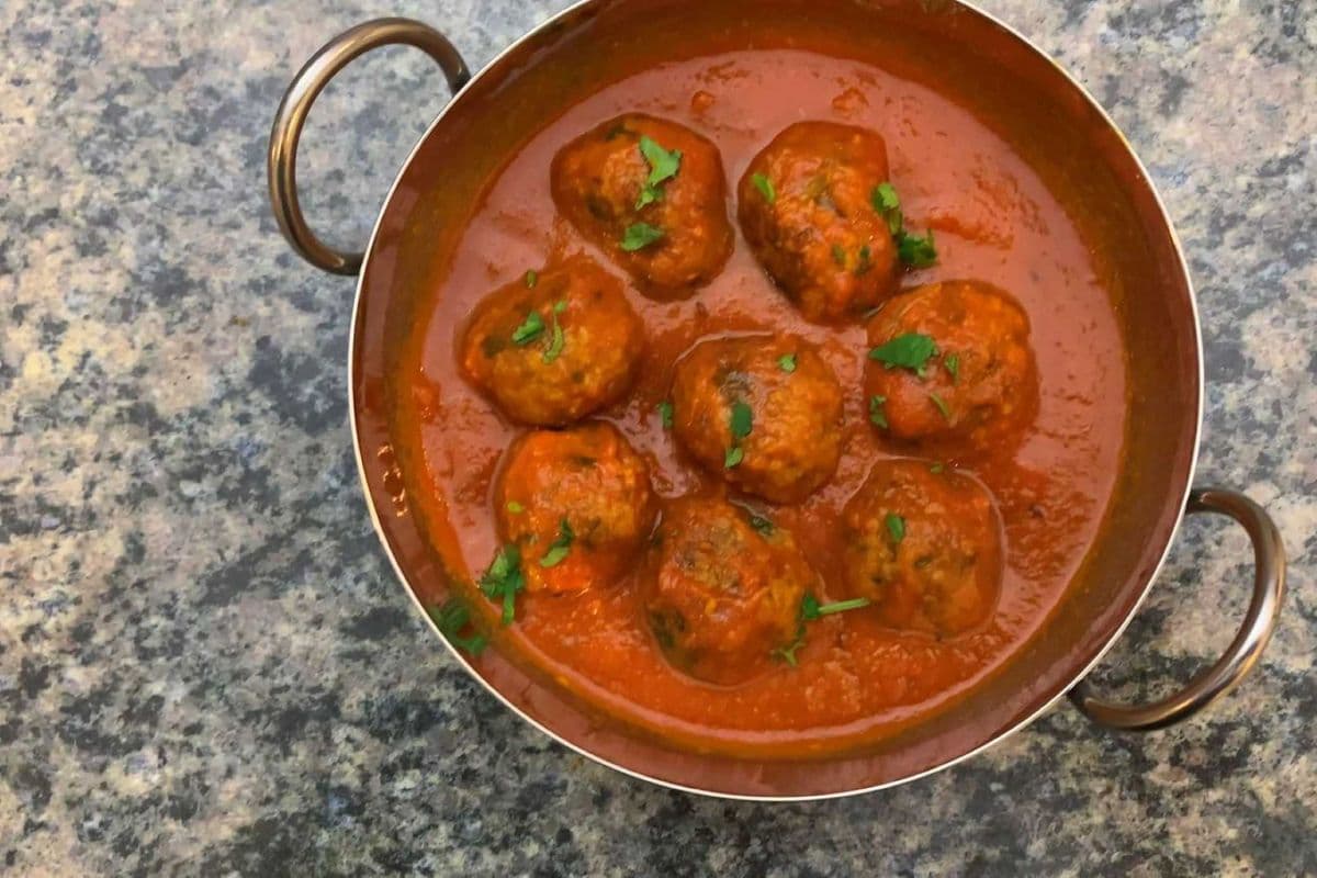 Chicken Kofta Curry And Rice