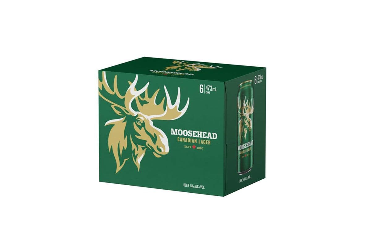 Moosehead Canadian Lager Beer 6 Bottles (6 x 341ml)