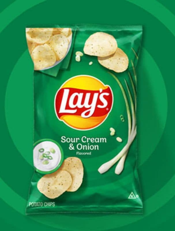 Lay's sour cream & onion
