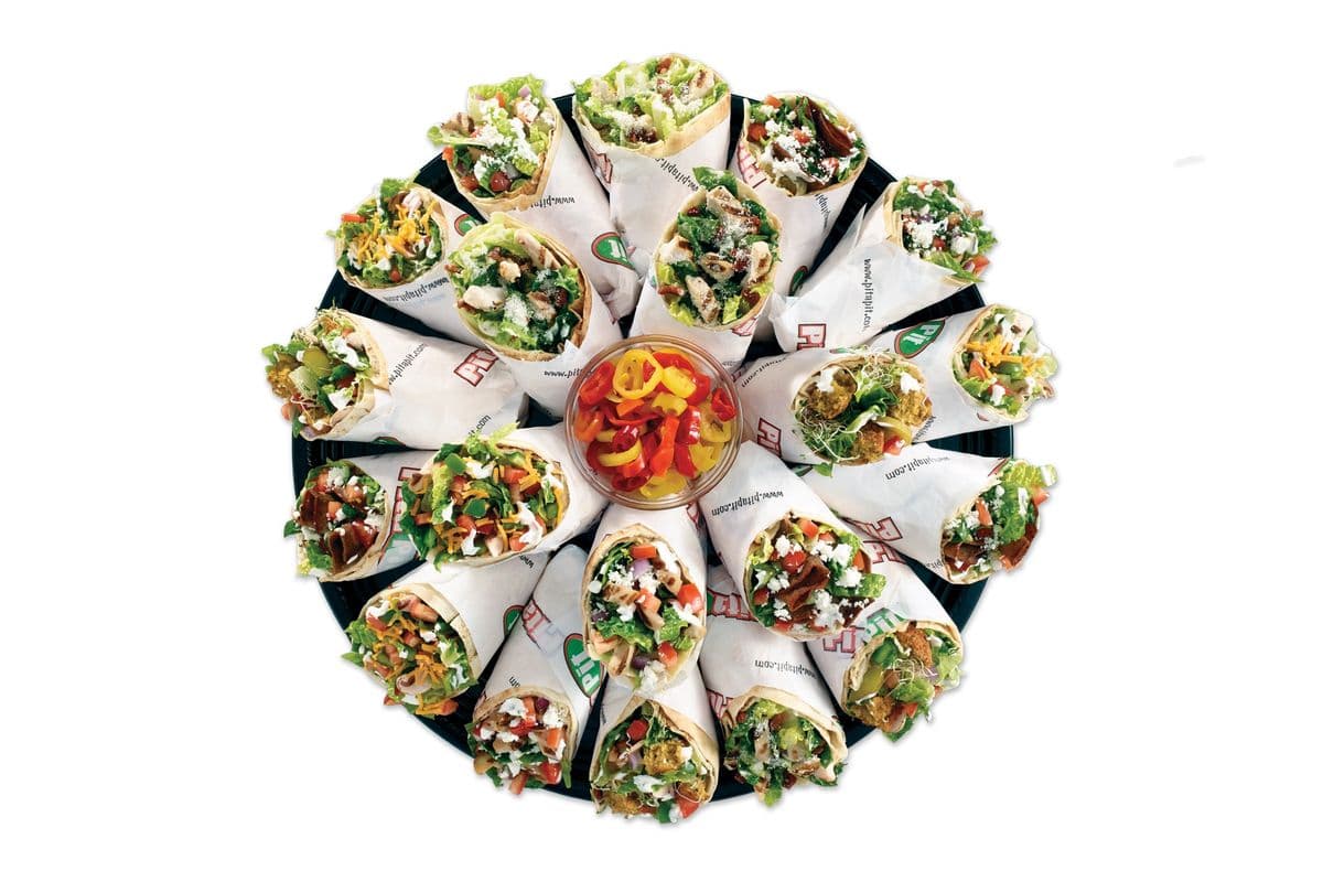 Classic Mixed Platter (10 pitas cut in half.)