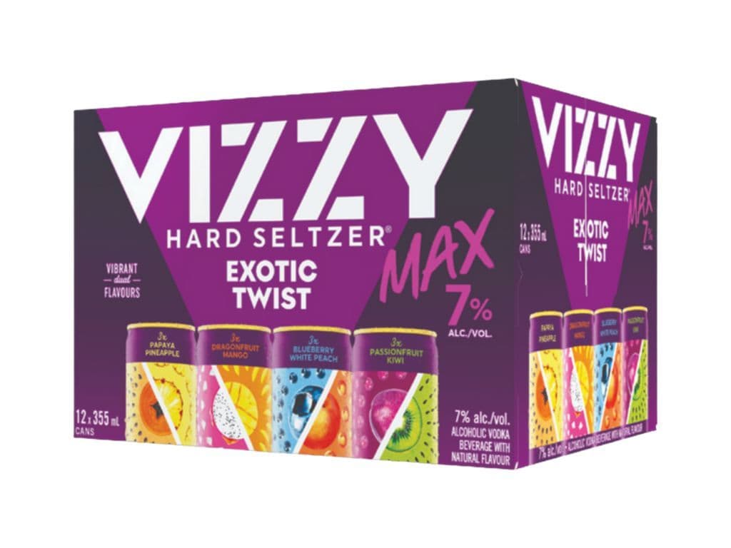 Vizzy Hard Seltzer - Exotic 7% Mix Pack