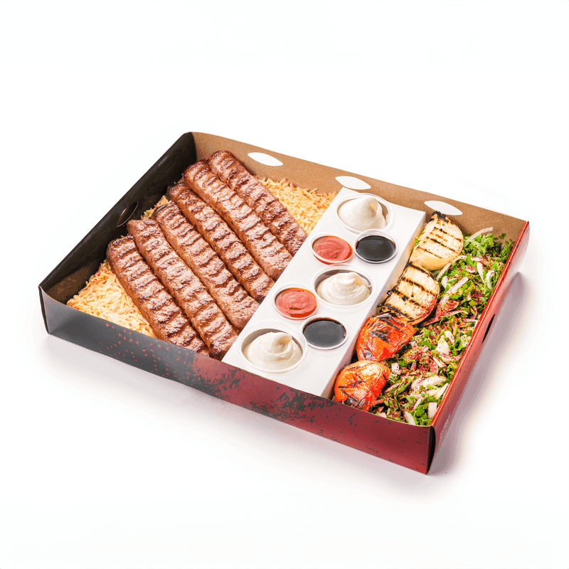 Kabab on Rice Family Platter