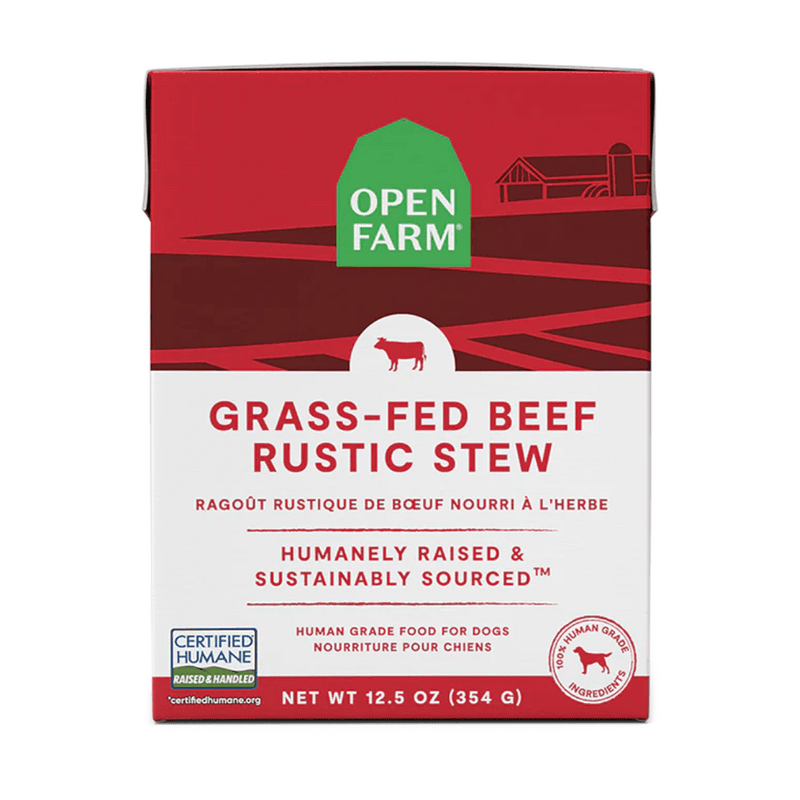 Open Farm Wet Dog Food - Grass-Fed Beef Rustic Stew (5.5 oz)