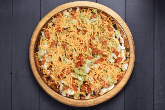 4. Single Small Taco Veggie Special Pizza
