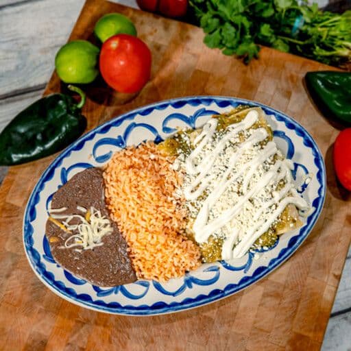 Verde Veggie Enchilada