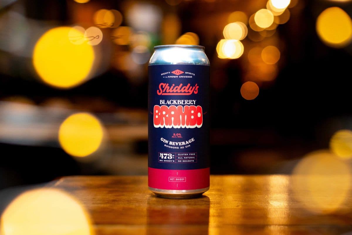 Shiddy’s Blackberry Brambo Gin Beverage (473ml) (1 x 473ml)