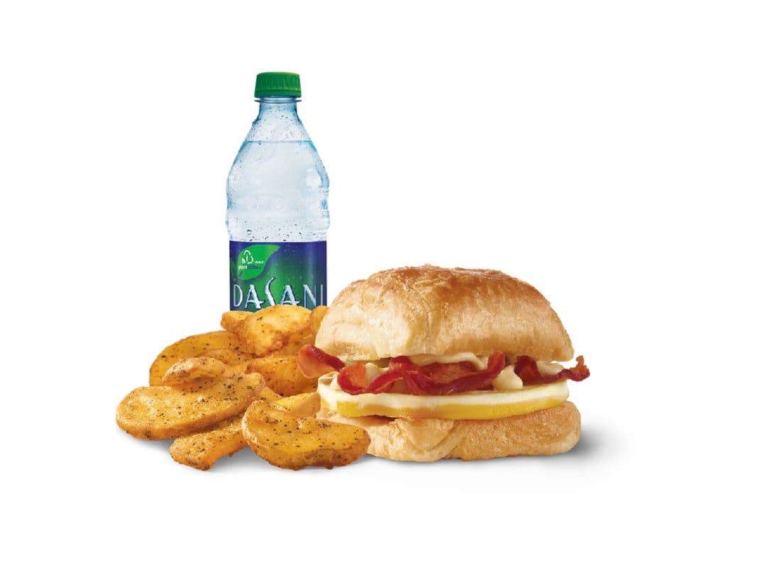 Bacon, Egg & Swiss Croissant Combo - Small