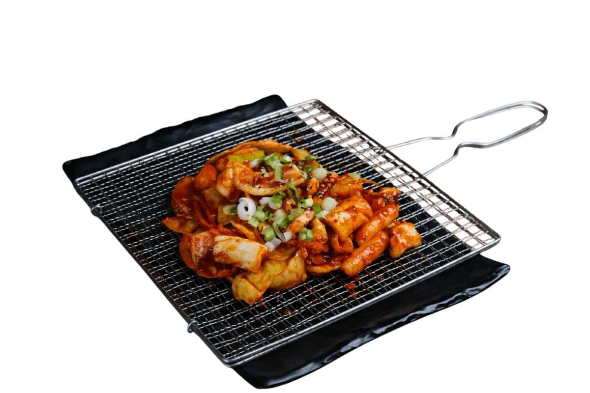 Grilled spicy squid