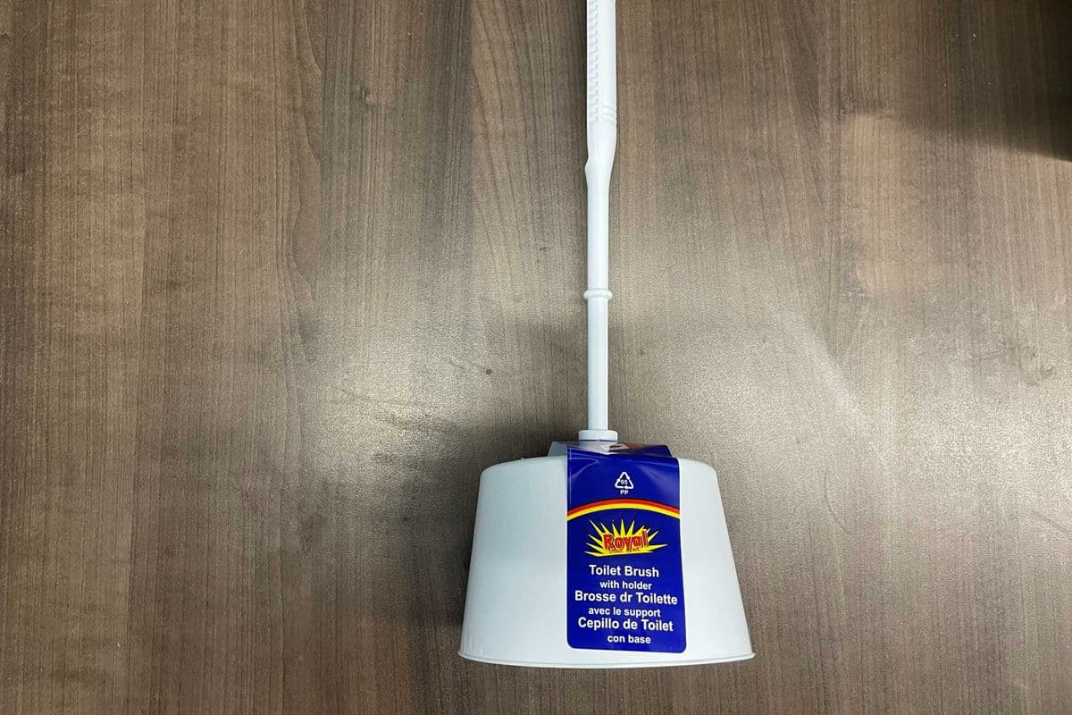 Toilet Bowl Brush w/caddy (14")