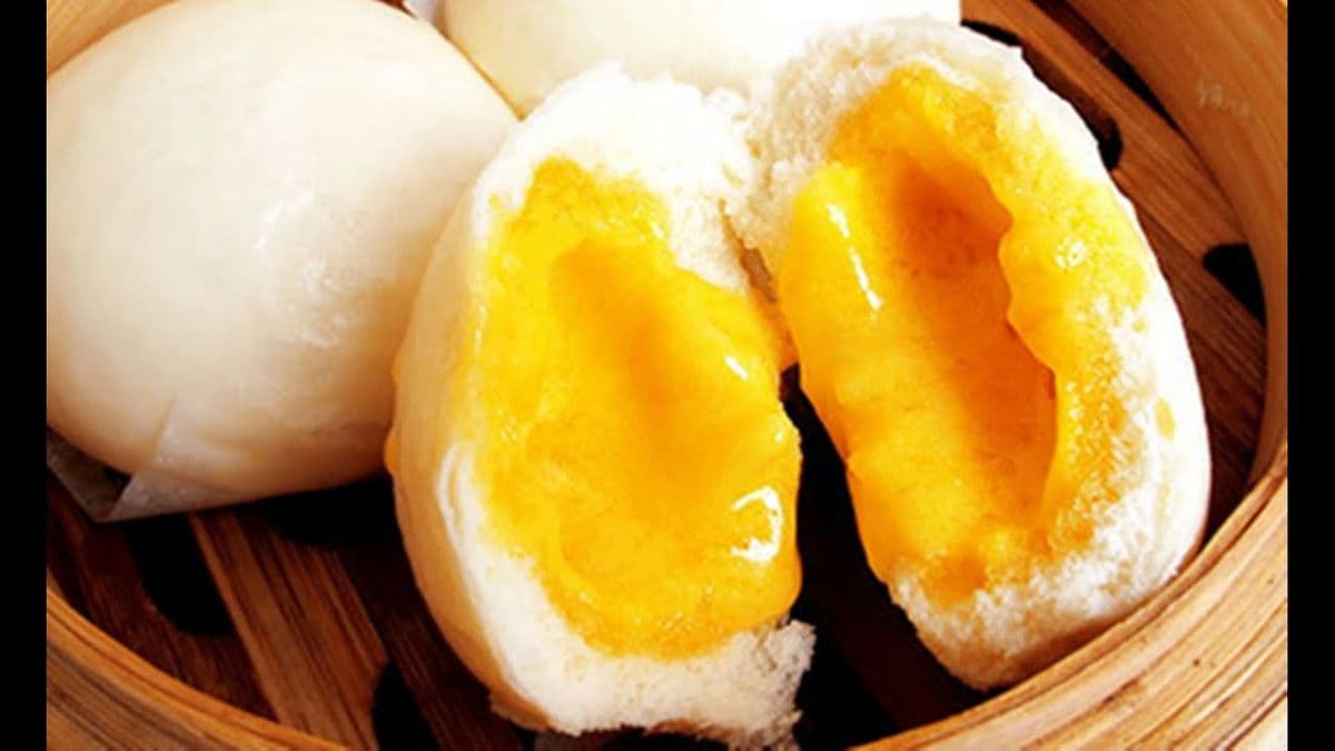 Steam Sweet Custard Bun (4 pcs) (B85)