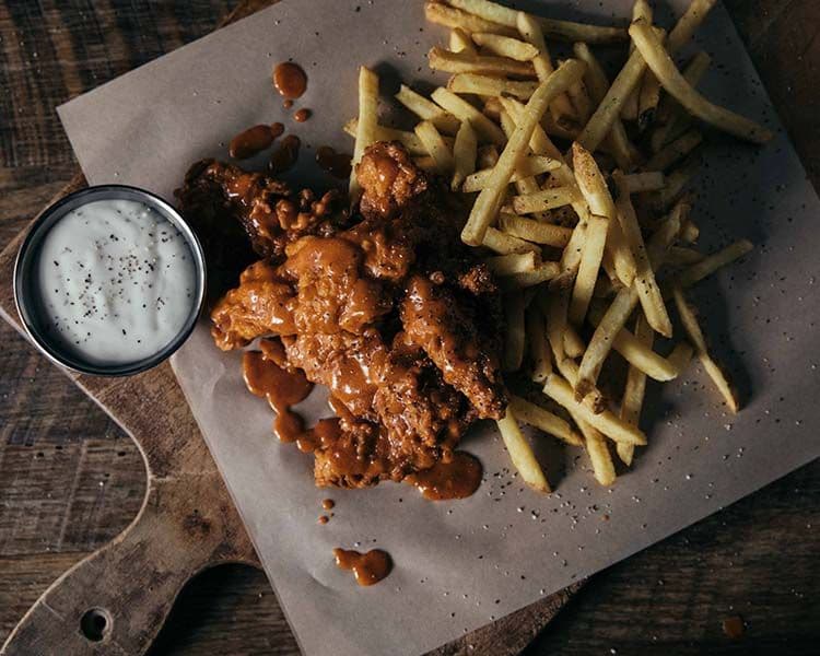 Sauced & Tossed Chicken Fingers