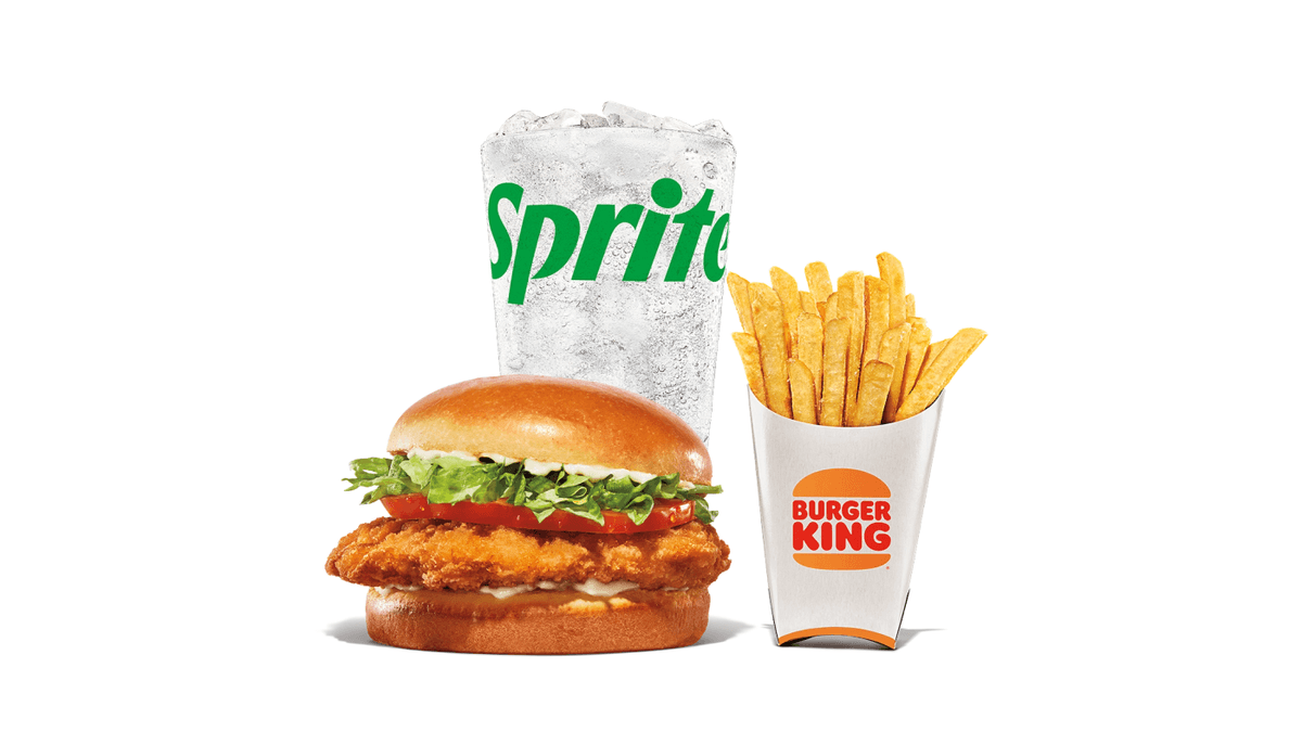 Crispy Chicken Sandwich Medium Combo
