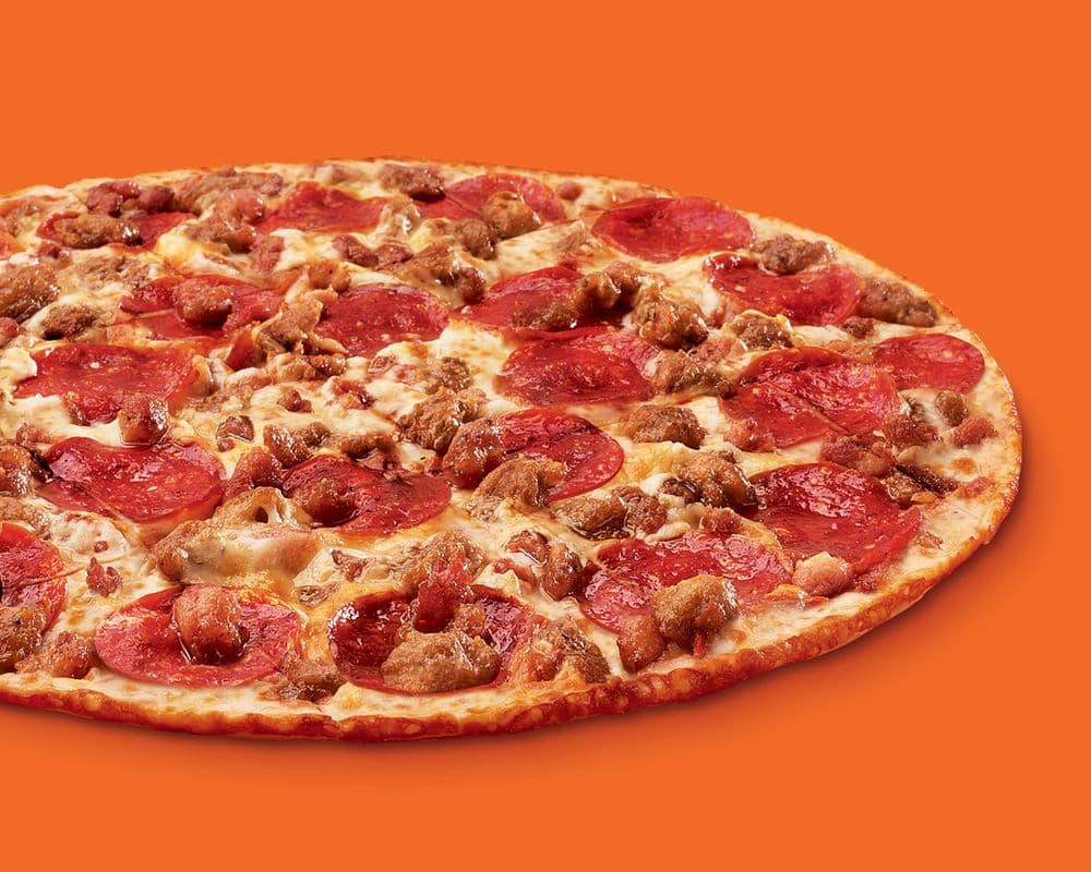 Medium 12" Thin Crust 3 Meat Treat Pizza