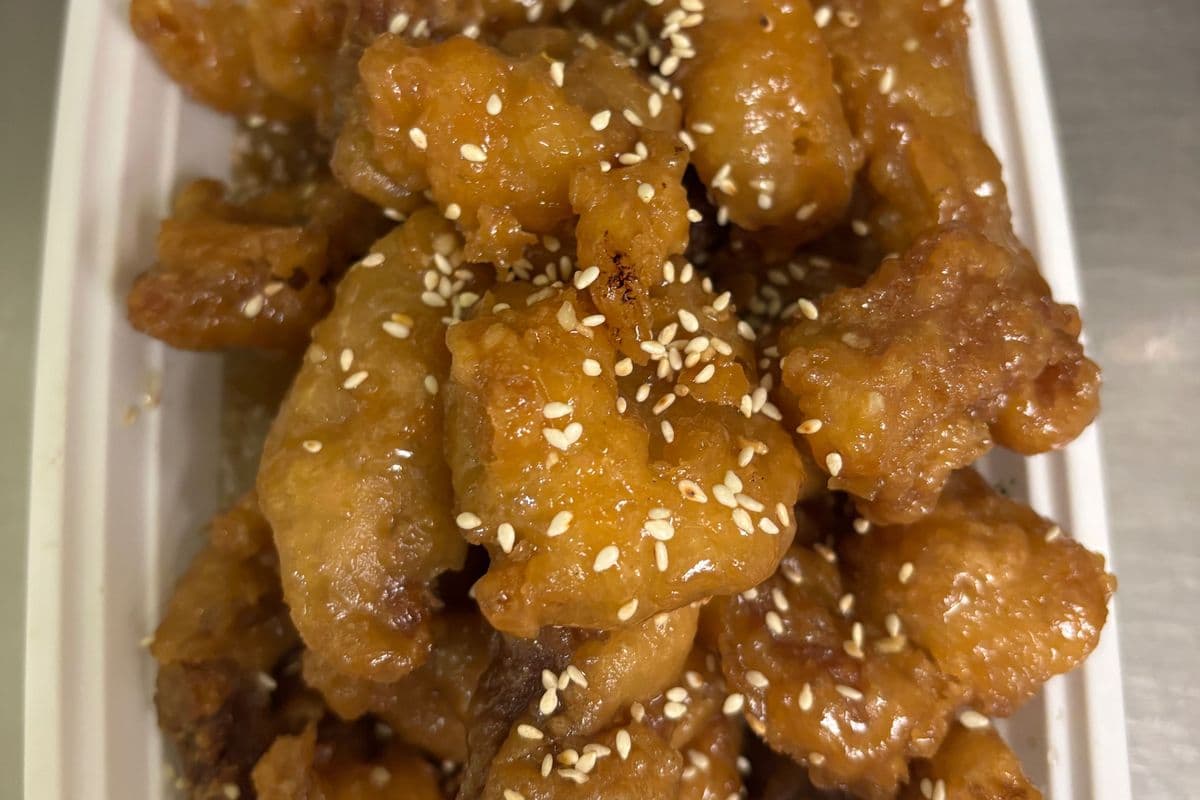 P7. Sesame Honey Garlic Boneless Pork