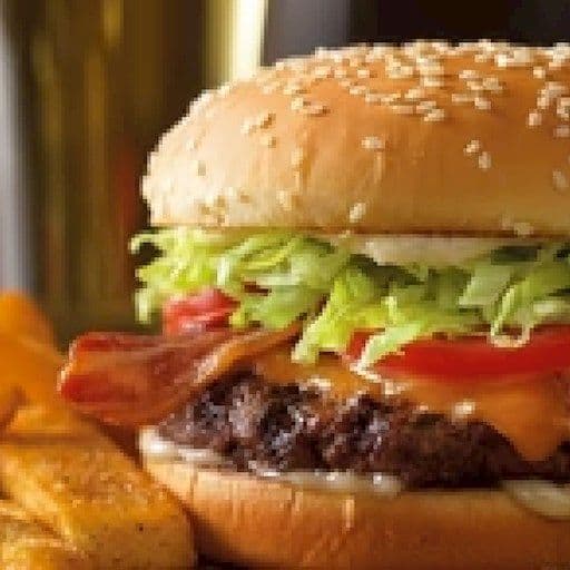 Cheeseburger with Bacon / Cheeseburger avec bacon