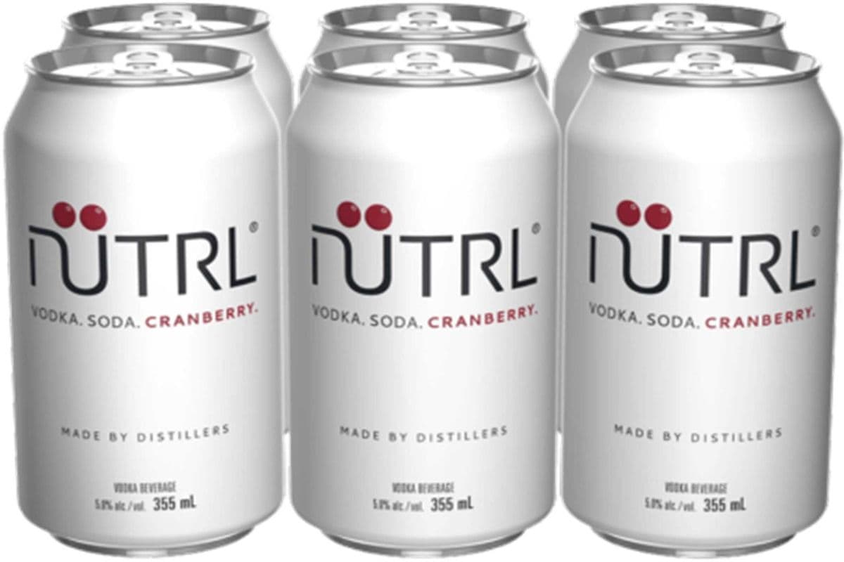 NUTRL VODKA CRANBERRY 6 CANS (6 x 355ML)