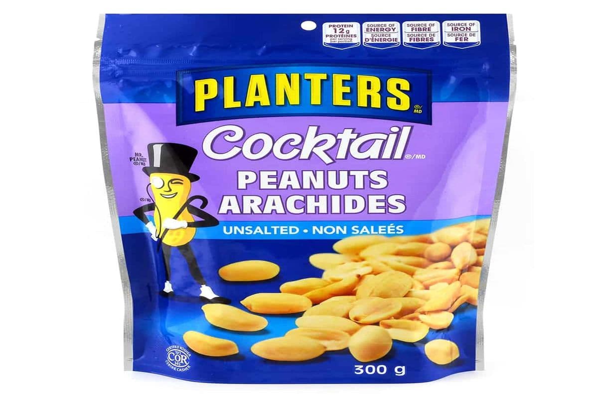 PLANTERS COCKTAIL UNSALTED PEANUTS (300G) (310 Cal)