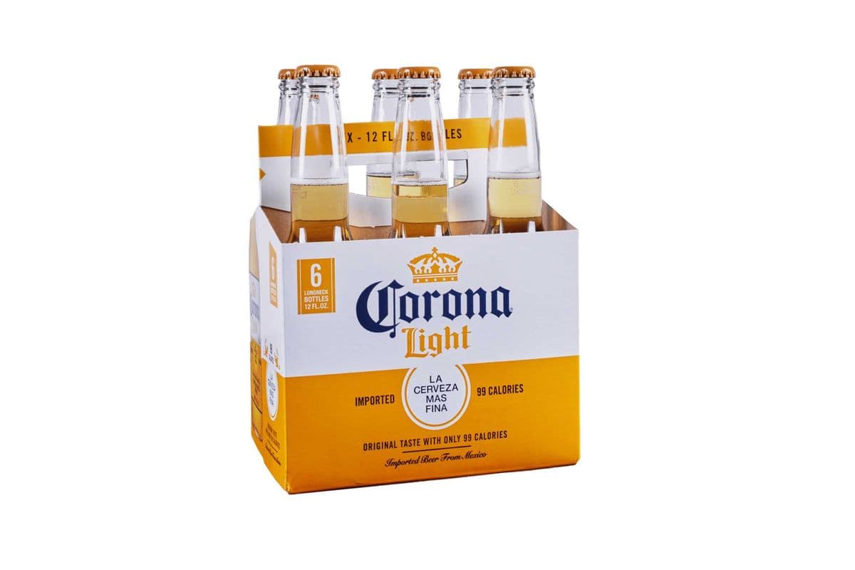 Corona Light 6 Pack Bottles (6 x 330 ml Bottles)