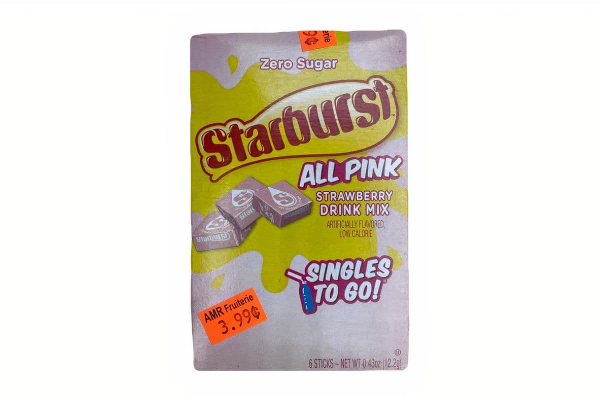 Starburst All Pink Strawberry Drink Mix Single to Go (12.2 g)